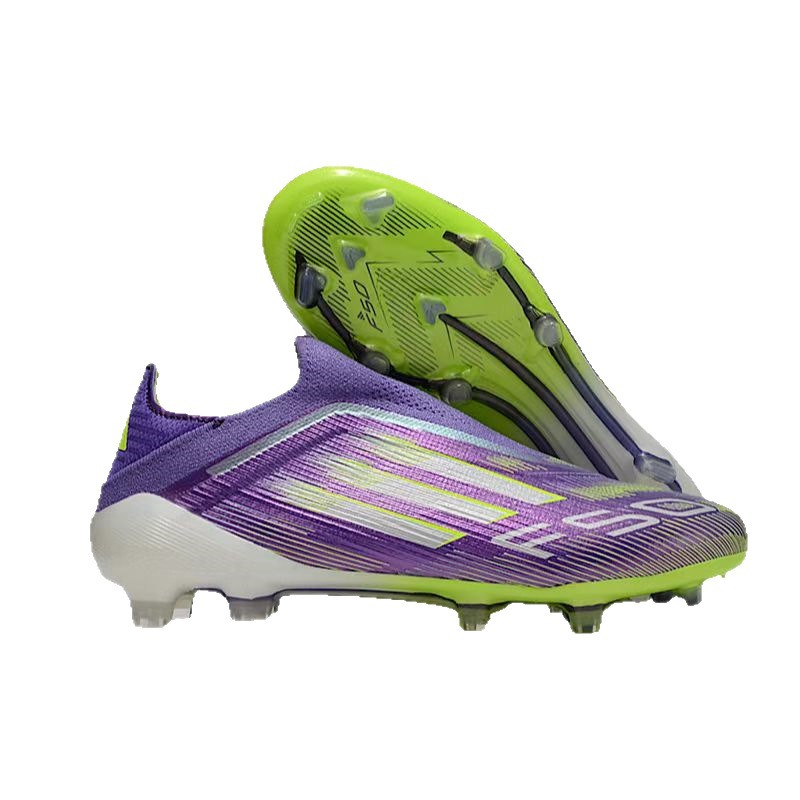 Zapatos de Fútbol F50 Transfronterizos 2025, Zapatos Deportivos con Tacos Largos Pro Pad FG, Zapatos de Entrenamiento Profesional para Estudiantes Messi, Ligeros y sin Cordones