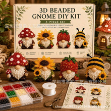 �羳3D Beaded Gnome DIY Kit 3D����٪��ؾ��ֹ�DIY���b