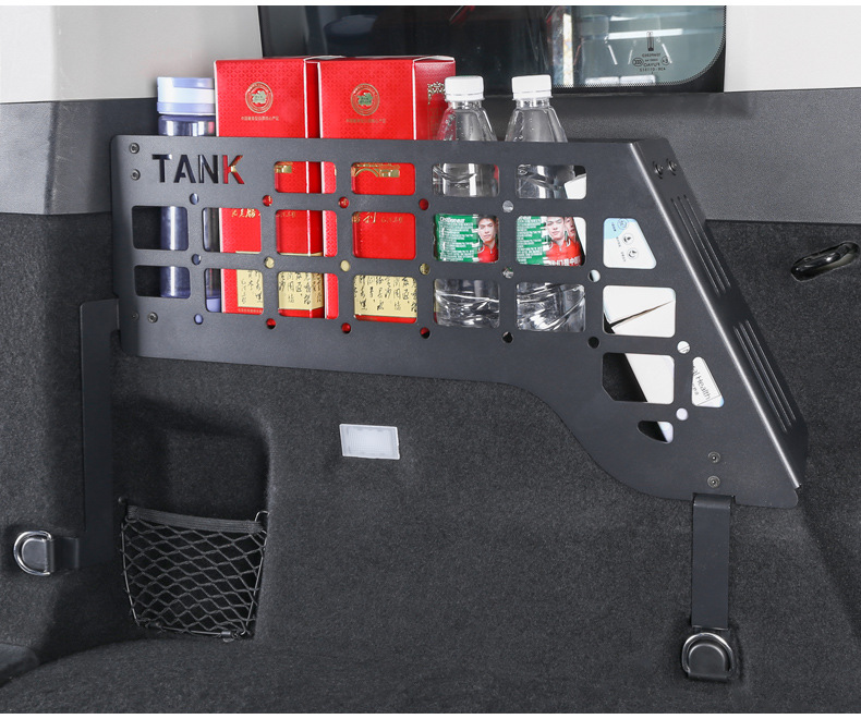 Tank 300 Trunk Storage Rack Left and Right Storage Aluminum Alloy Modified Tail Box Storage Box Expansion Hanging Net Interior