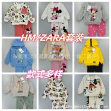 亚马逊热卖patpat儿童卫衣套装2025新款男女款休闲两件套工厂直销