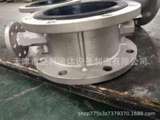 不锈钢双法兰手动蝶阀D341X-16P  SS304不锈钢脱硫法兰蝶阀