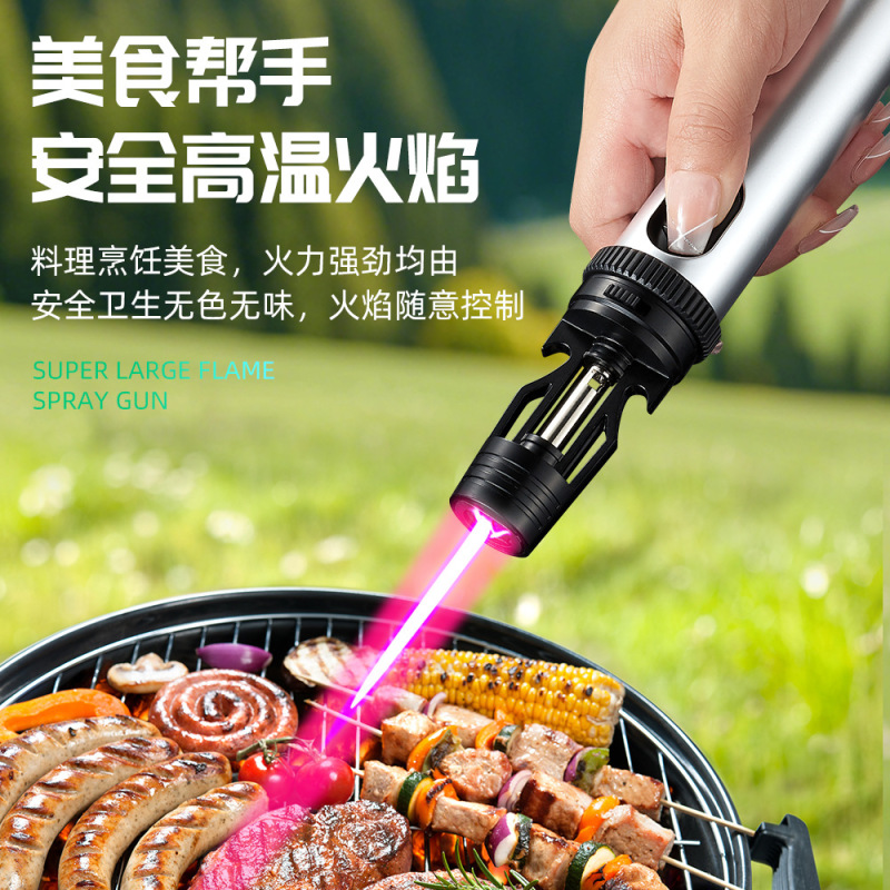 网络爆款310直冲焊枪充气自带开瓶器户外露营烧烤喷火枪一件代发|undefined