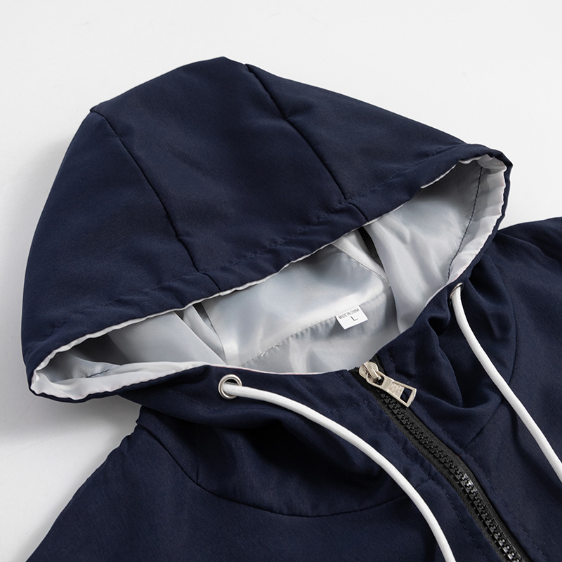 Men's loose hooded zippered shirt, double layered long sleeved autumn/winter casual jacket, men's jacket_voghion.com