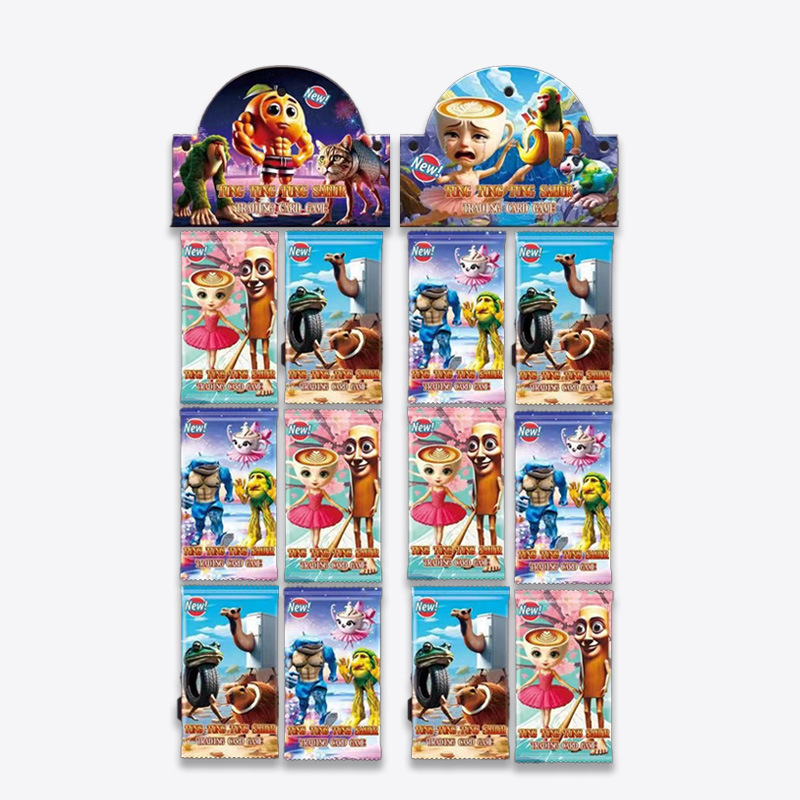 Cross-Border Ai Shan Hai Jing Card Laser Card Tcg Board Game Cartoon Tungtungsahur