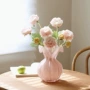 客厅法式粉色玄关插花器