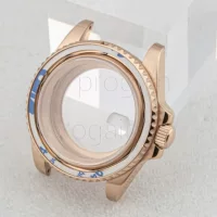 Гальванический цвет модифицированный водяной призрак 40MM корпус из нержавеющей стали с оконным корпусом