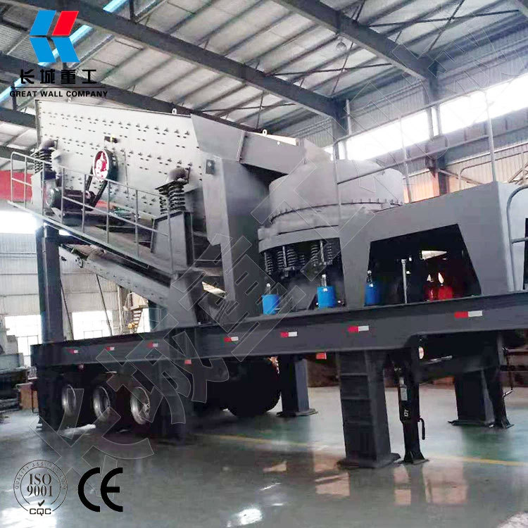 鹅卵石制砂生产线 小型移动式碎石机 新型建筑锤式破碎机设备