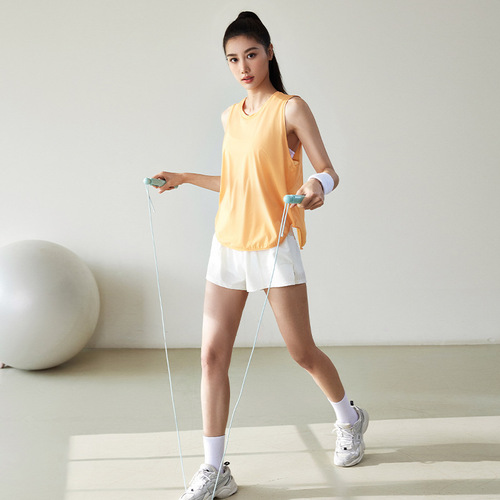 Women's summer sports shorts, anti-exposure, fitness three-quarter pants, running, quick-drying, cycling pants, professional training outerwear, yoga wear