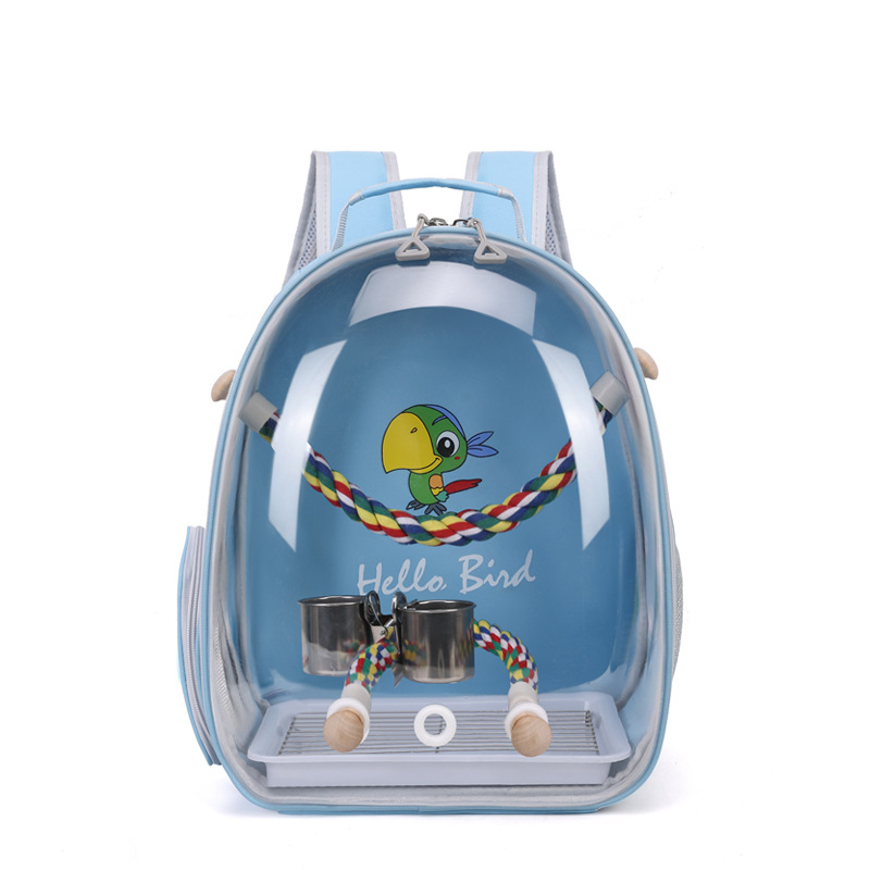 Hola novia bolsa de pájaros bolsa de loros bolsa de hombro mochila porosa transpirable portátil máquina de almacenamiento de cenizas piel de tigre de xuanfeng