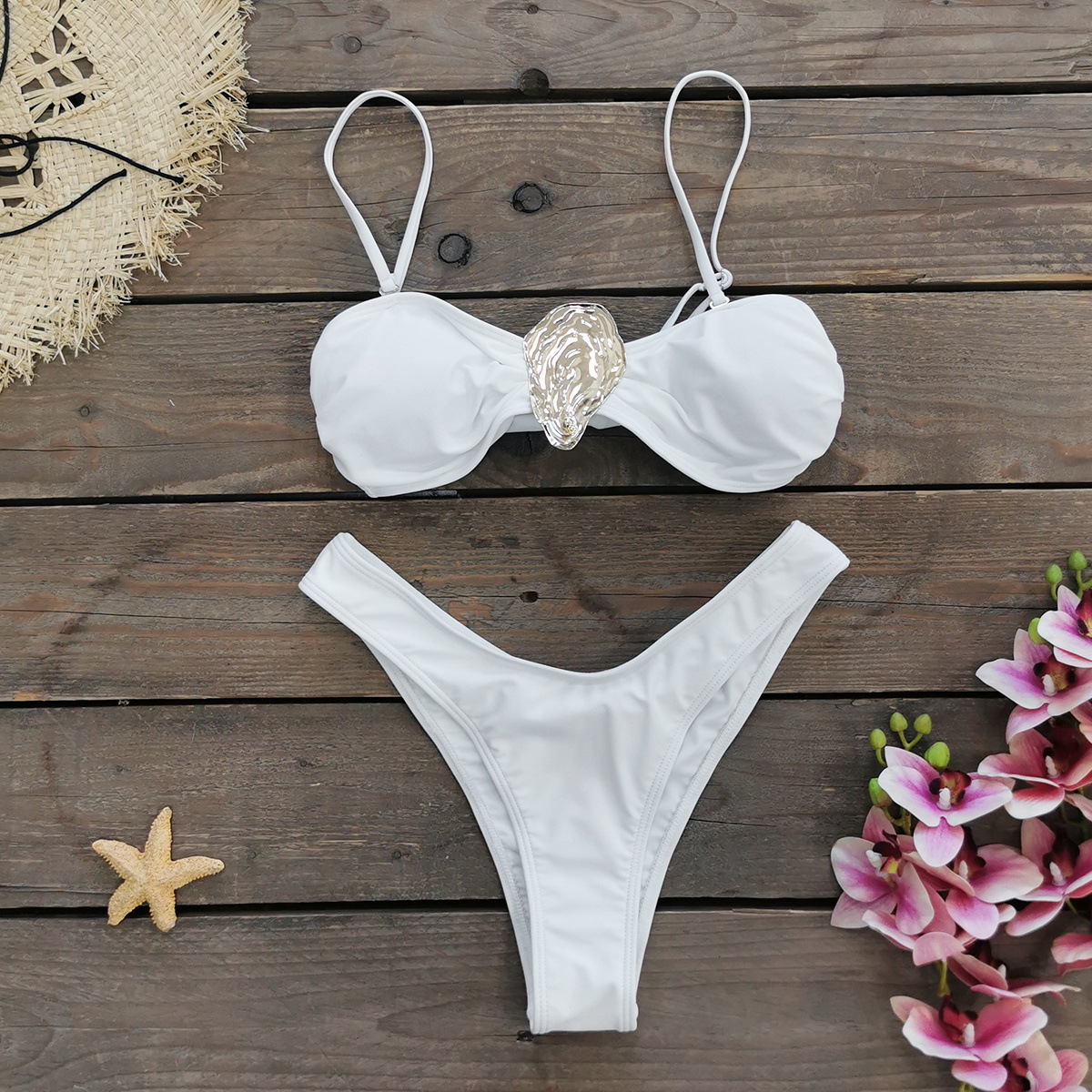 114g Weight Sexy Feel Of Sensation Low Waist Panties Waist Briefs Panties Style Bralette Bra Category Polyester Fabric Type Swimming Pool, Beach Occasion Comfort Function Solid Color Pattern Triangle Cup Bra Cup Women's Gender Women's Solid Color Bikinis Swimwear 11