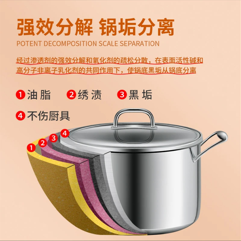 致奇洗锅啫喱锅底除黑剂烧焦铁锅炒锅具去除黑垢抛光多功能洁剂|undefined
