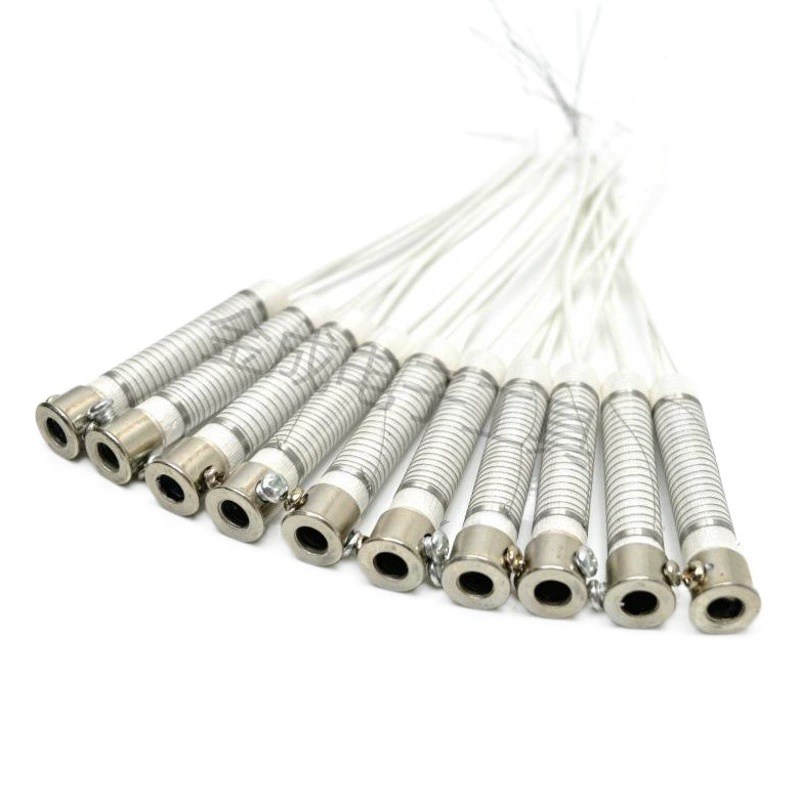 Сердечник паяльника внешний тип нагрева долговечный электрический сердечник паяльника 30W40W60W80W100W паяльник для припоя для волос нагревательный сердечник