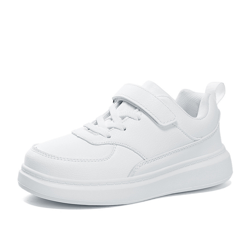 Zapatos infantiles transfronterizos zapatos blancos para niños zapatos para niños 2024 primavera y otoño nuevos estudiantes zapatos de skate blanco para niñas