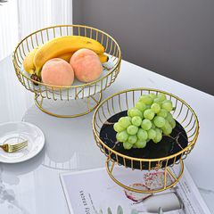 創意的なガラスの果物の皿の客間のお茶のいくつかの家庭用のキャンディーの皿は間食の果物の皿の新型のお菓子の皿を並べます。