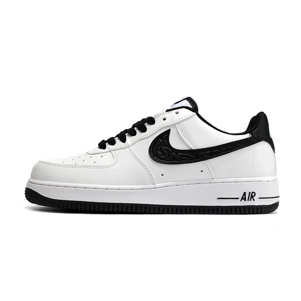 Кроссовки низкие (Nike Air Force 1), демисезонная повседневная белая, разноцветные варианты, размеры 36–44