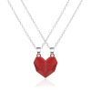 Magnetic strong magnet for beloved, necklace, pendant, chain for key bag  heart shaped