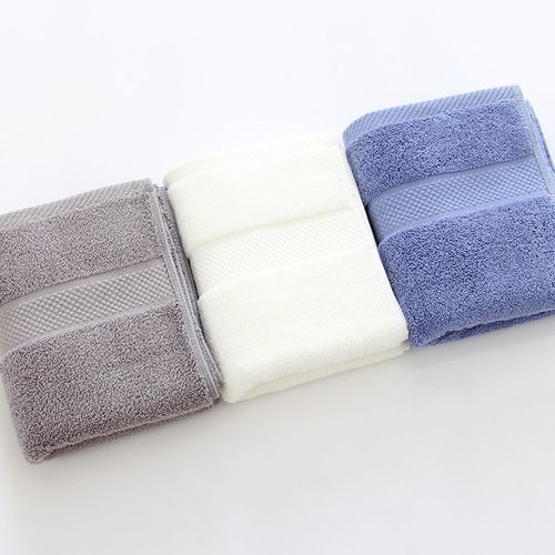 Class A pure cotton towel adult thickened plain hotel towel business gift advertising