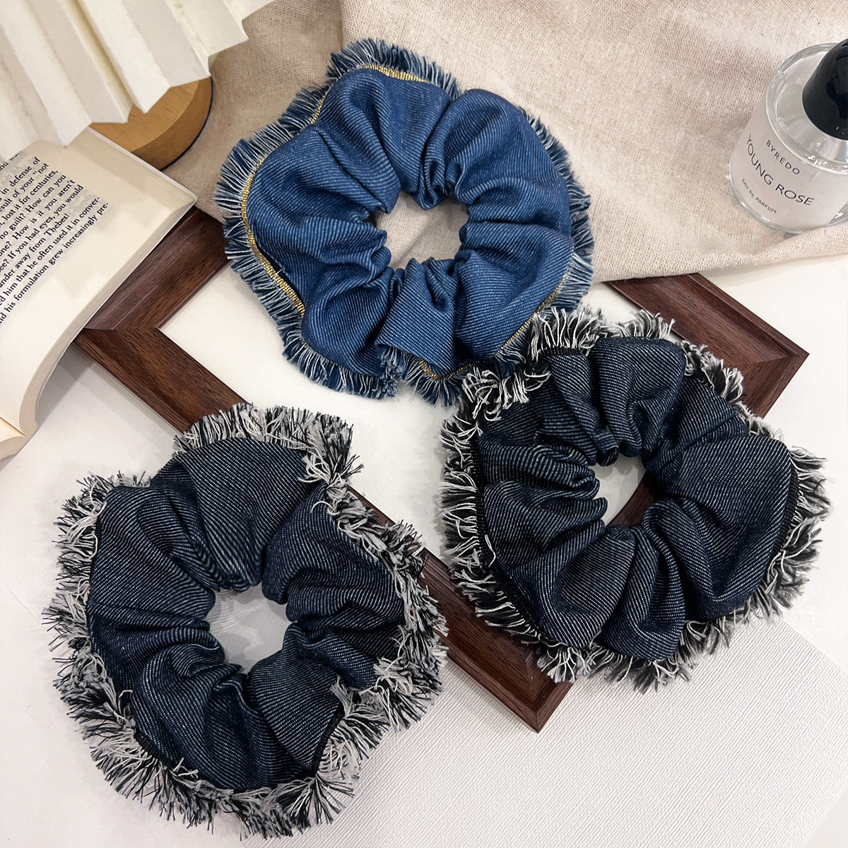 Hair Tie Hair Accessories Type Vacation Classic Style Women's Solid Color Cloth Hair Tie