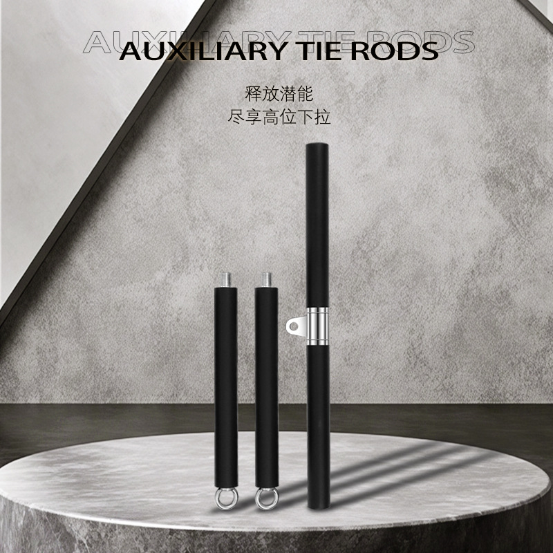 Anillo de rodamiento de tres secciones tire varilla larga varilla de tracción integral entrenador tire varilla de tracción seca accesorios de equipos de entrenamiento de carga de peso Rod