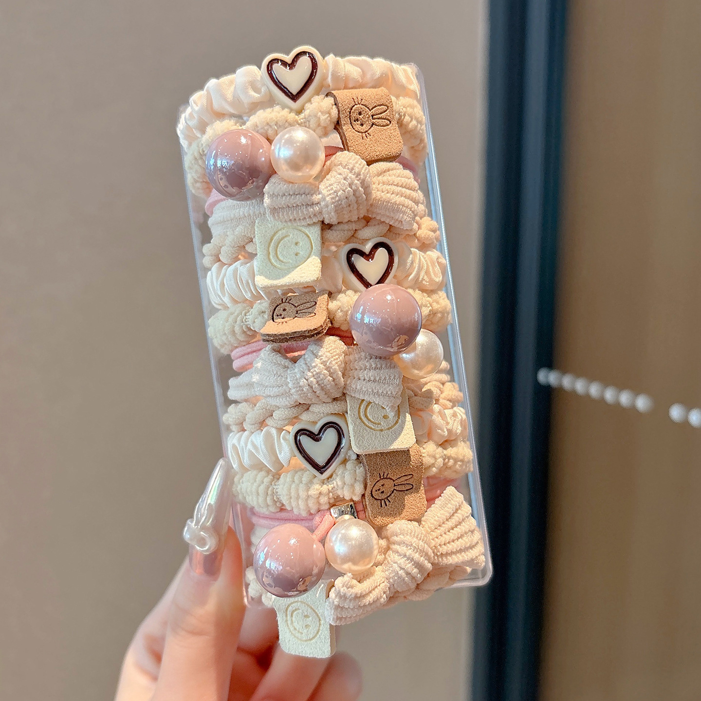 Coleteros de Alta Elasticidad, Estilo 2025, Bandas Elásticas para Mujer para Atar el Cabello, Coleteros Duraderos que No Tiraman del Cabello, Accesorios para el Cabello con Diadema.