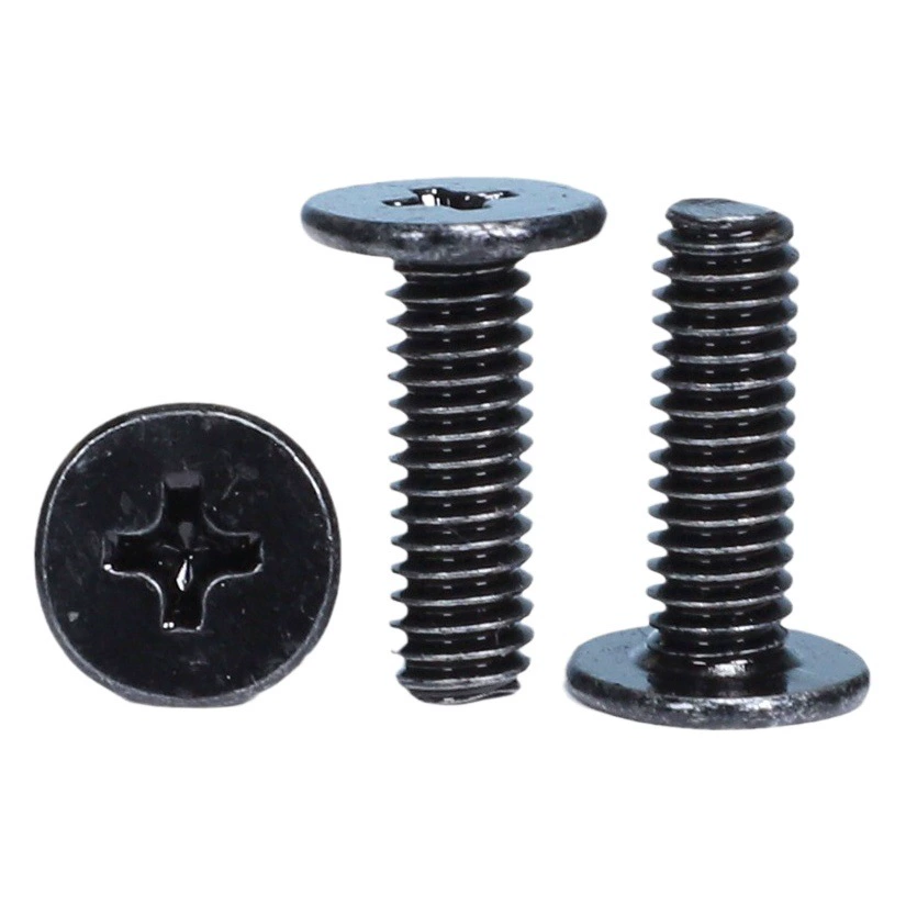 CM поперечный паз с плоской головкой винт черный большой плоской головки винт M4 оптовая продажа большой плоской головки компьютер винт M4/M5/M6
