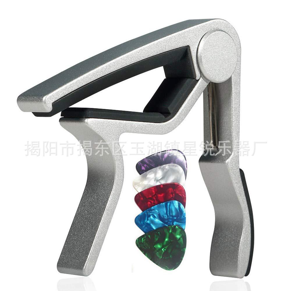 Amazon pop guitarra capo guitarra clip de tuner redwood para guitarra acústica eléctrica guitarra cabo image 11