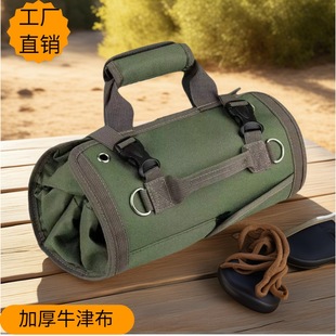 Factory Production Amazon Tool Roll Bag Multi-Functional Large-Capacity Tool Bag Repair Tool Storage Tool Bag