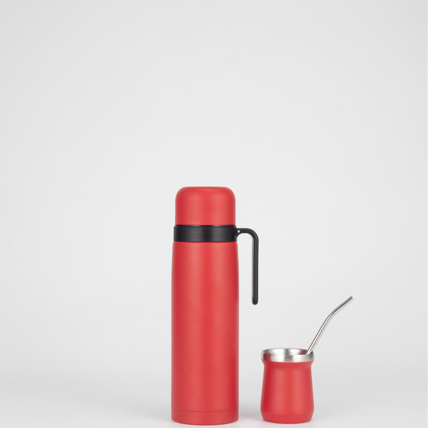 2025 acero inoxidable transfronterizo mate taza de agua portátil a prueba de quemaduras de doble capa