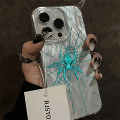 緑と赤のスパイダーアップル16plusスマホケース17/13/14/12plusクールな男性向けXR羽根ガーゼ11カップル7/8