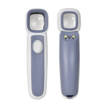 �ֳ�2LED��1UV�鳮36��44X���ξ�Ƭ�����鱦�����ղطŴ�50��32