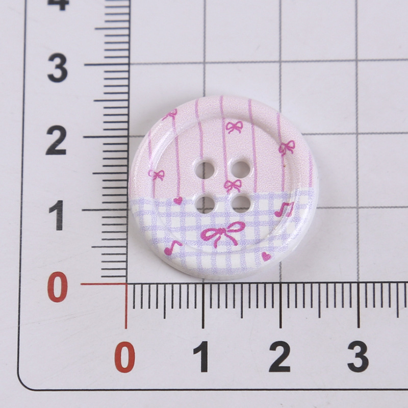 26mm彩色条纹纽扣diy手工材料服装鞋袜扣子辅料洞洞鞋搭配批发饰|undefined