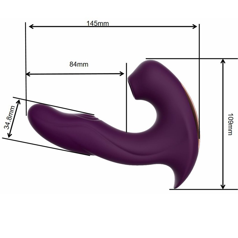 Gas Sucking, Tapping, Vibrating, Female Wearing, Jumping Egg Stick, Multi Frequency Masturbator, Adult Toy, Sex Toy_voghion.com