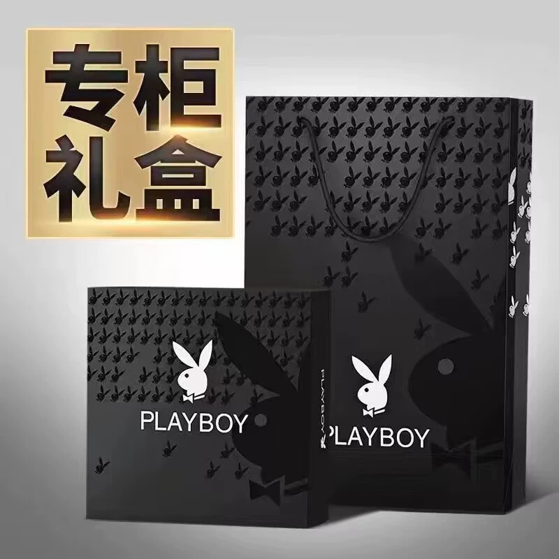 Кожаный ремень мужской Playboy, пряжка, высокие брюки