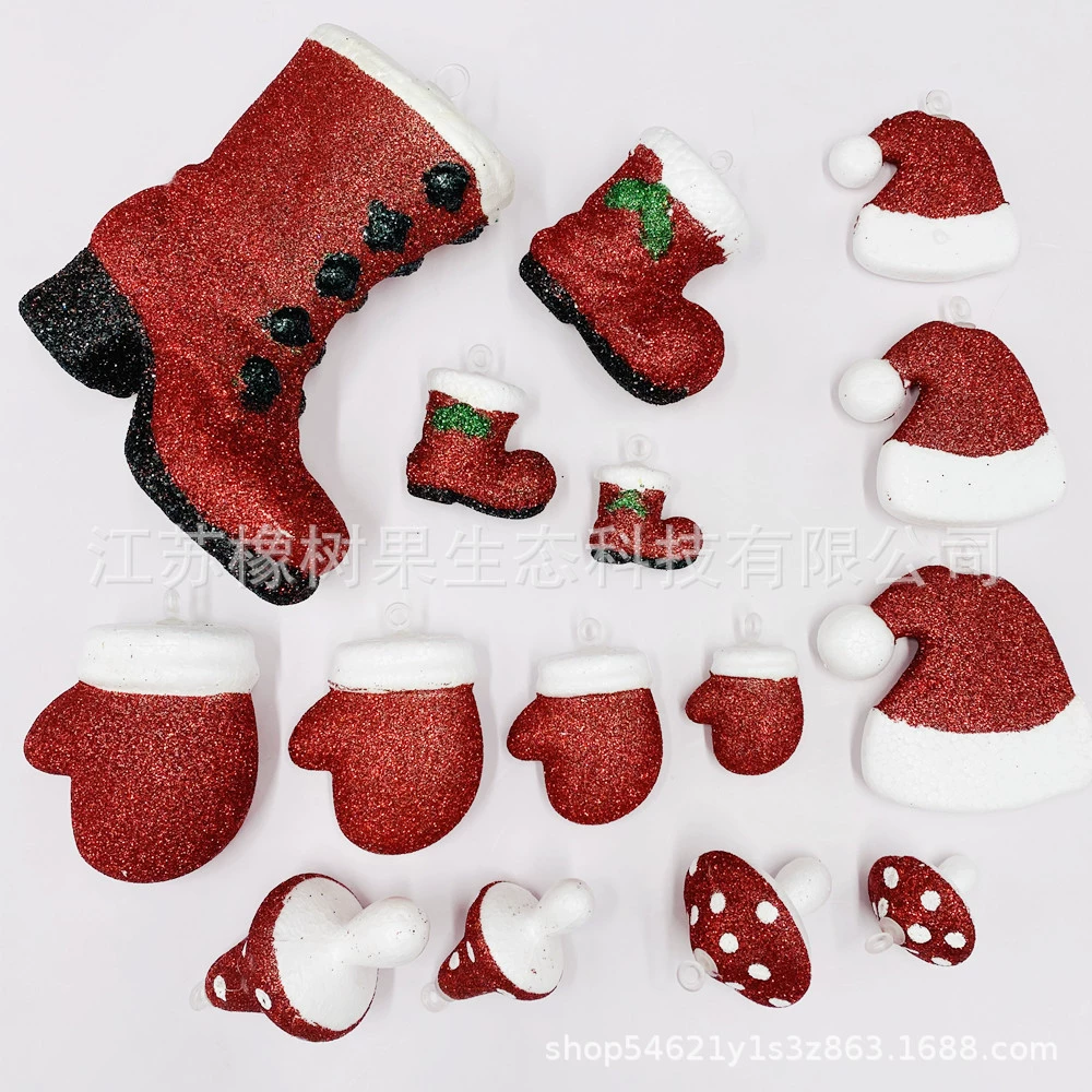 Трансграничные новые продукты Рождественский золотой порошок эффект окраски сапоги, головные уборы, перчатки торговый центр фестиваль украшения