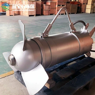 中速螺旋桨潜水推进器SMG型潜水搅拌机QJB620/480-22kw蓝宝石环保