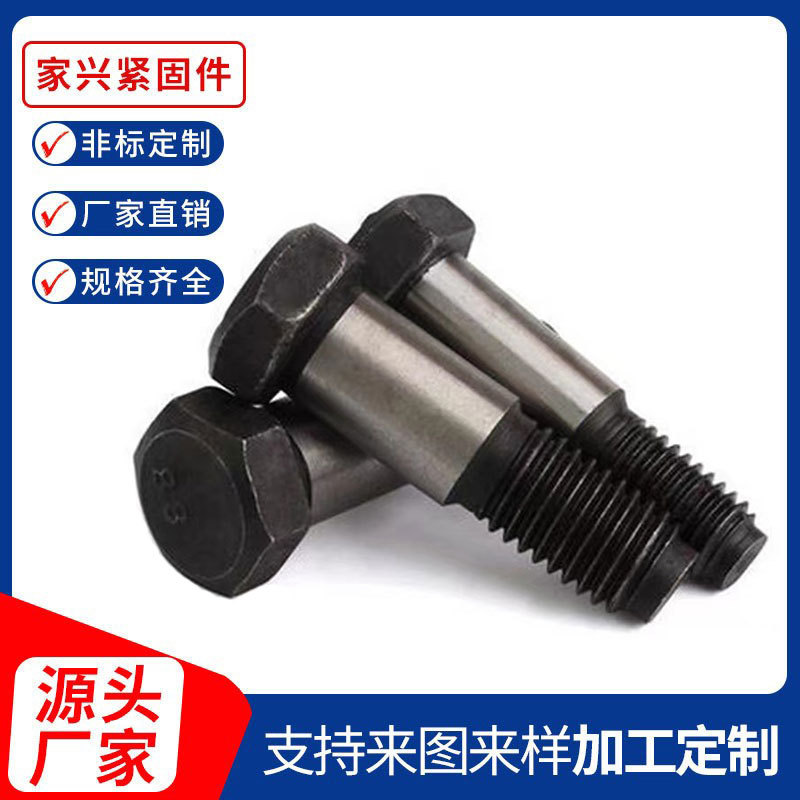 厂家供应异型螺栓高强度螺丝外六角台阶螺栓切边螺栓加长螺母