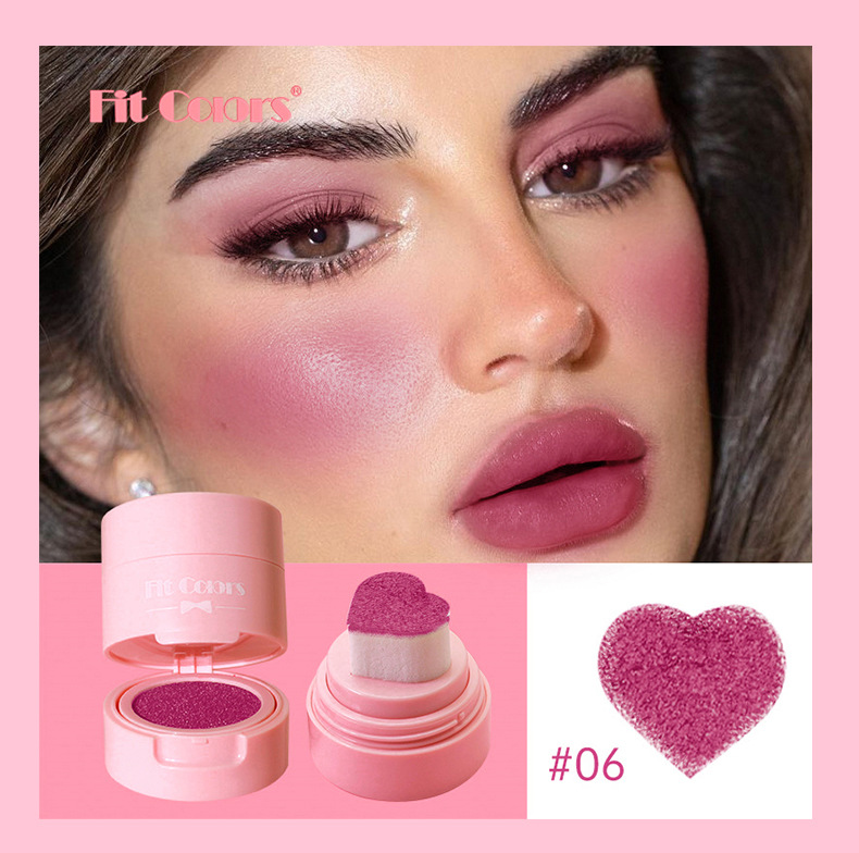 Casual Vacation Solid Color Plastic Blusher display picture 5