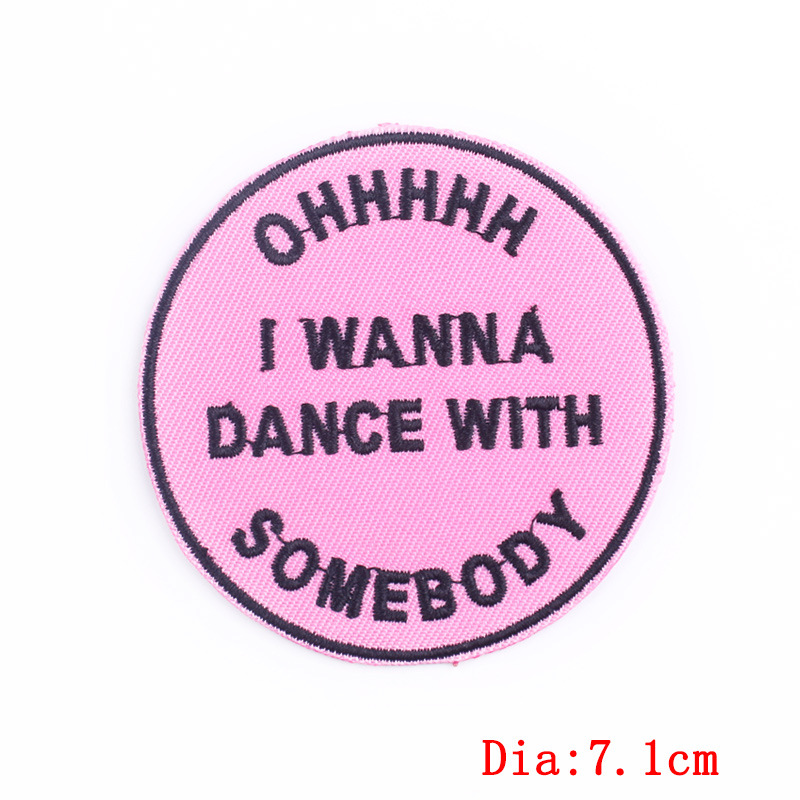 7g Weight Clothing Sticker Patches Classification 1 Piece Quantity Embroidery thread Material Letter Pattern Cute, Classic Style Style 1 Piece Cute Classic Style Letter Embroidery Thread Clothing Sticker Patches 11