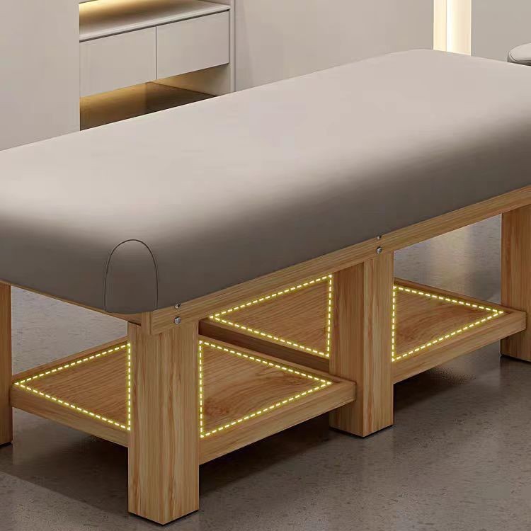 Nuevo salón de belleza de alta gama especial madera maciza función cama de masaje cama de belleza SPA masaje cama de látex de masaje