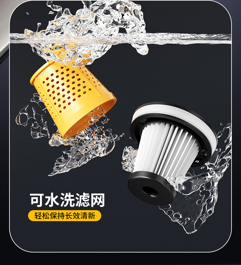 Aitotem M8pro Car Vacuum Cleaner, High Suction Power, Super Strong Blowing and Suction Machine, High-Power Wireless Handheld for Cars