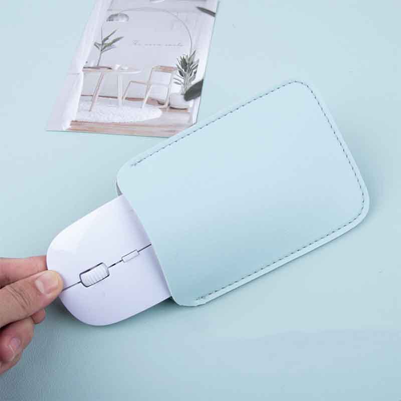 Ready Stock Suitable for Apple Magicmouse Mouse Cosmetics Bag Anti-Scratch Protective Cover Mouse Cover Leather Mouse Bag Ready Stock Suitable for Apple Magicmouse Mouse Cosmetics Bag Anti-Scratch Protective Cover Mouse Cover Leather Mouse Bag