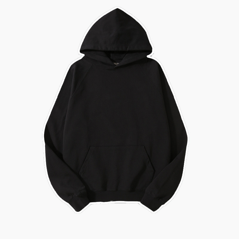 Transmisión en vivo 460g suéter con capucha pesado suéter de pareja color sólido suelto sudadera con capucha de marca de moda americana suéter de tendencia de gran tamaño