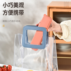 New chopsticks and spoon set gift single stainless steel chopsticks and spoon storage box student portable tableware three-piece set