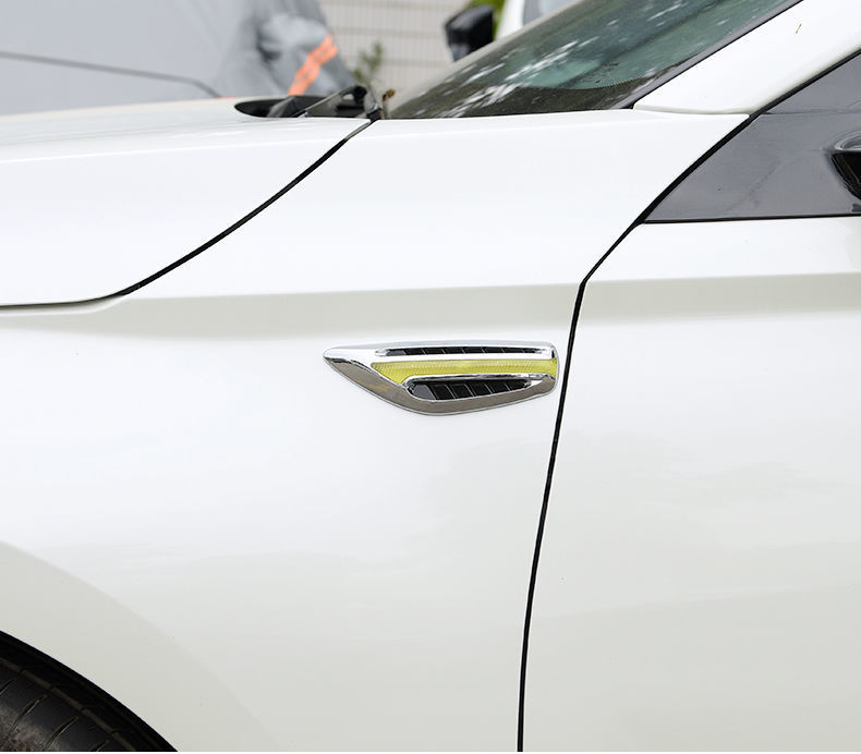 General Motors Blade Vender Side Marker Body Modification Fake Tuyere Decoration Sticker Car Engine Cover Exterior Accessories