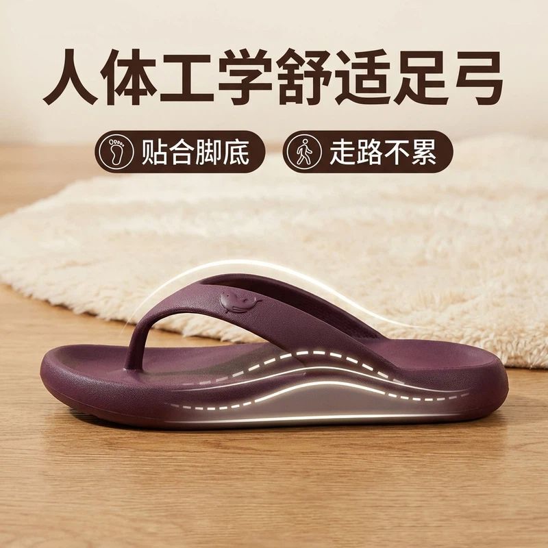 Flip-Flops for Women, Summer Outdoor Wear, Eva Soft Sole, Comfortable and Easy to Wear, Non-Slip, Simple Home Slippers for Women, Wholesale
