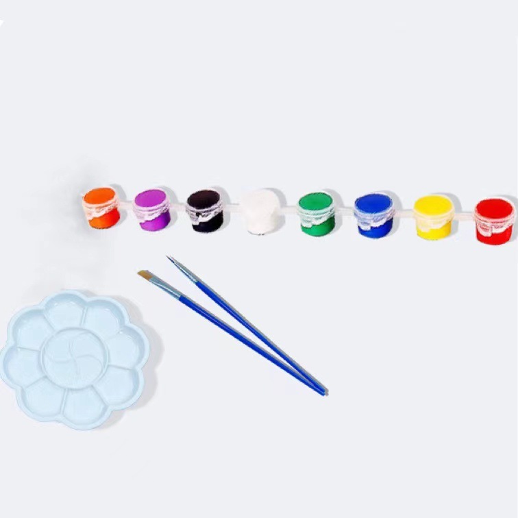 月球灯手绘星球diy摆件星空美术绘画涂鸦小夜灯意义礼品彩绘套装|undefined