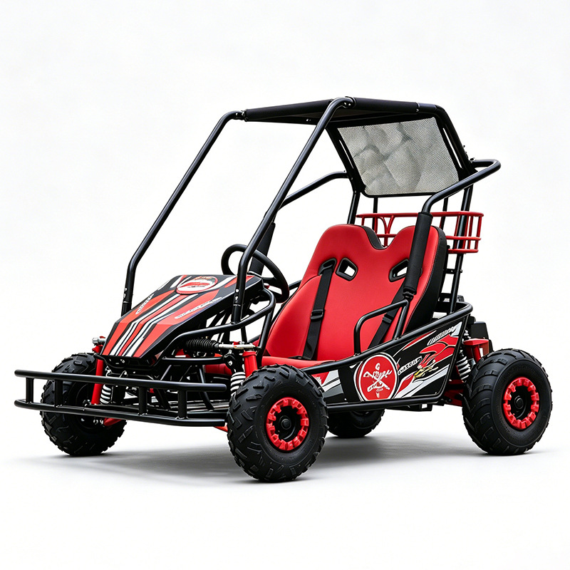 Kart Eléctrico Familiar 48V 500W Todoterreno de Hierro y Plástico