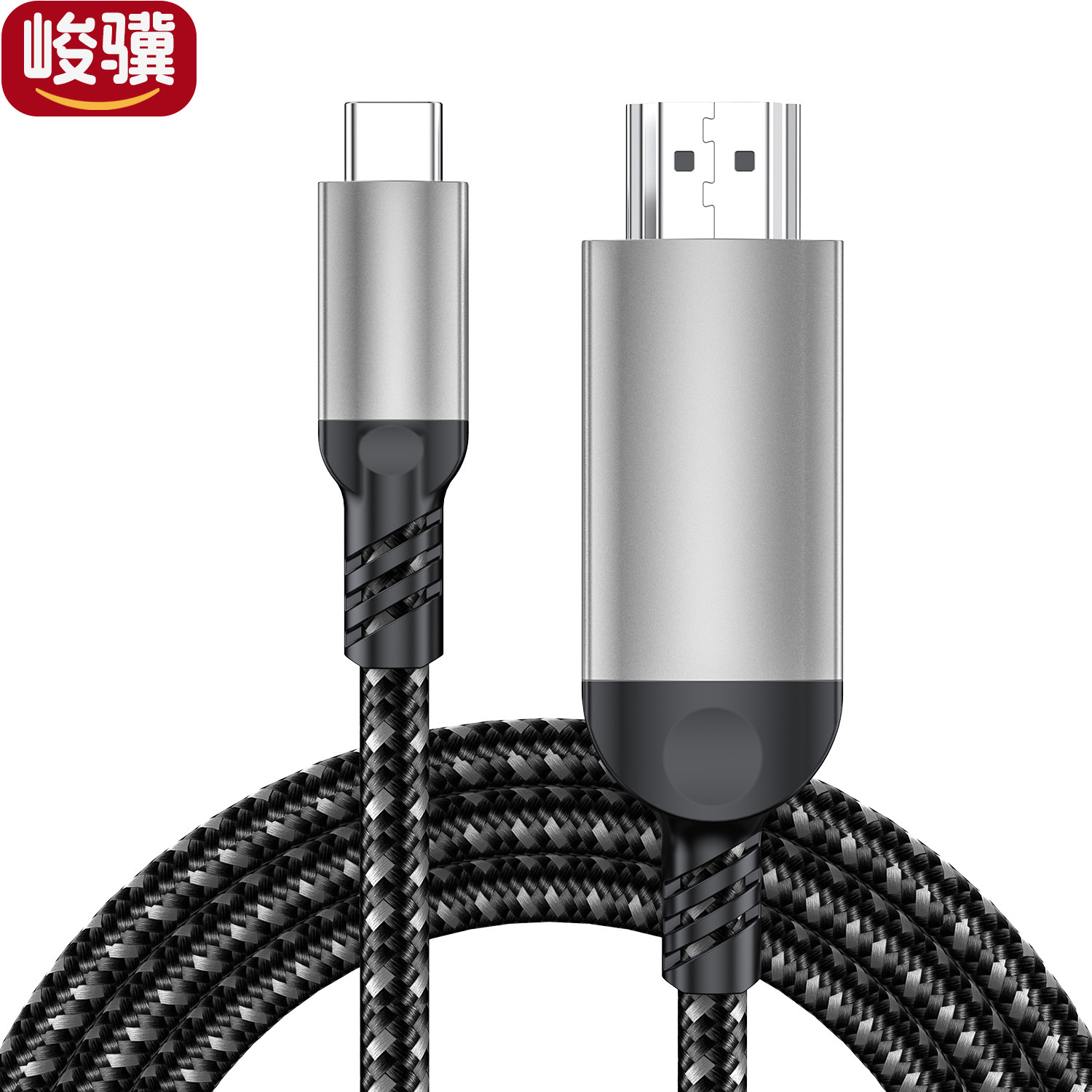 Cable tipo c a HDMI para computadora portátil monitor externo cable de pantalla de proyección de alta definición 4K con cable de pantalla carcasa de aluminio image 3