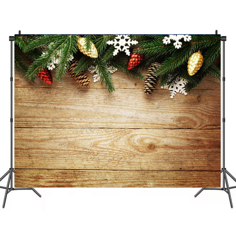 Foreign trade Amazon wood grain photography background cloth party decoration studio photo supplies vinyl 5x3ft