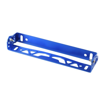 aluminum alloy holder license plate adjustable – License plate holder/license plate holder - blue